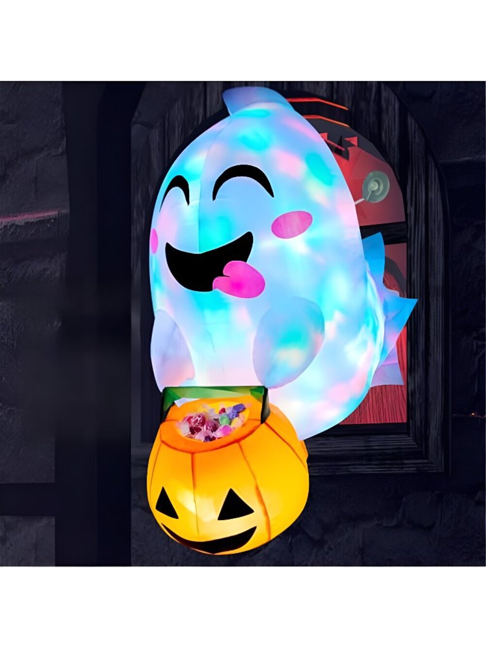 Joiedomi 4.5 ft Tall Halloween Inflatable Outdoor Decorations, Blow Up